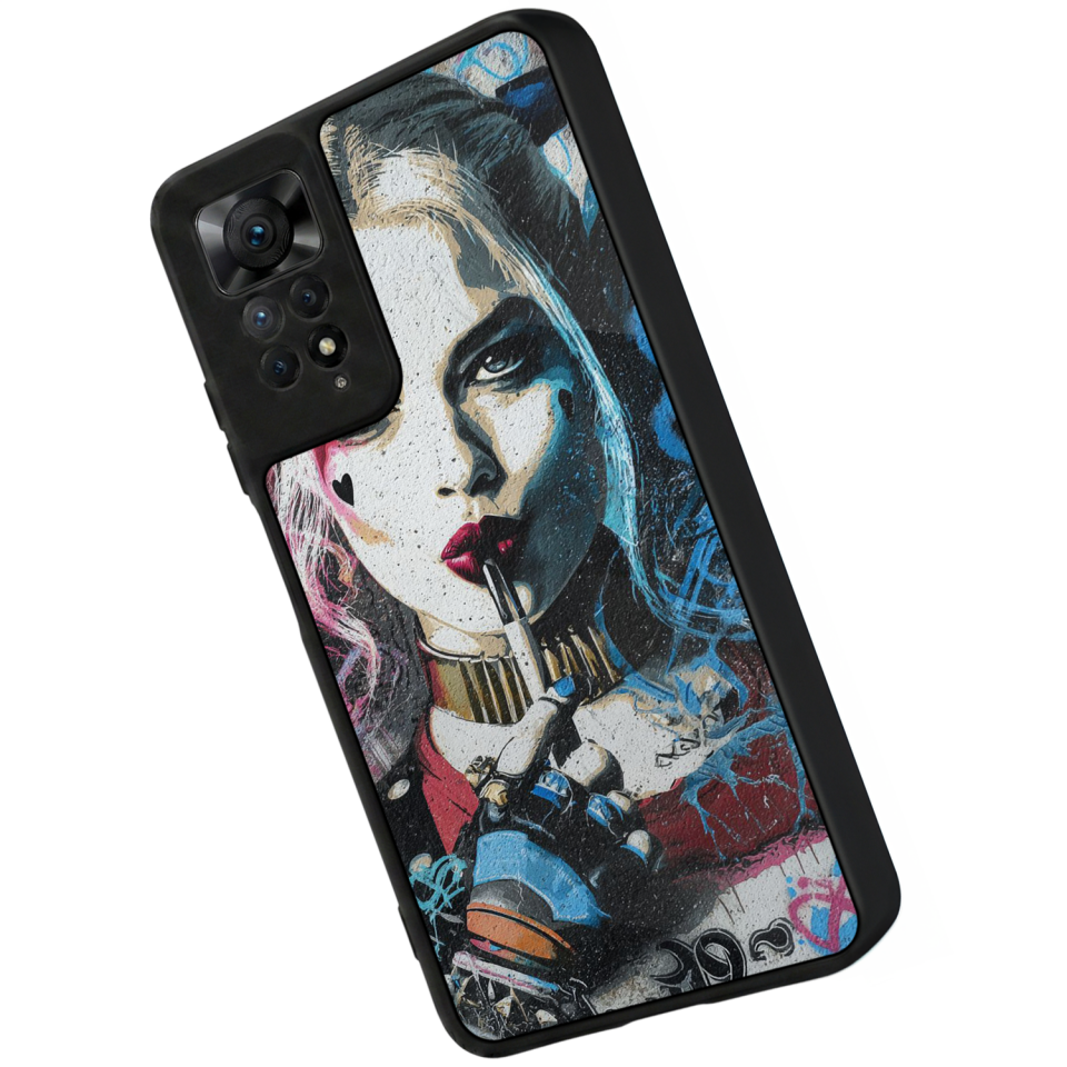 Xiaomi Redmi Note 11 Pro Uyumlu HarleyQueen Tasarımlı Glossy Premium Kılıf