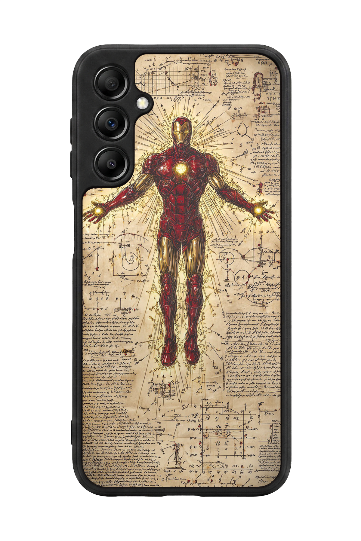 Samsung Galaxy A14 Uyumlu Iron Man ( Demir Adam ) Tasarımlı Glossy Premium Kılıf