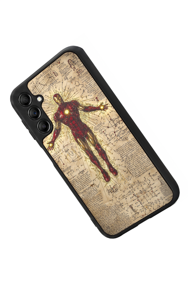 Samsung Galaxy A14 Uyumlu Iron Man ( Demir Adam ) Tasarımlı Glossy Premium Kılıf