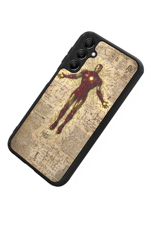 Samsung Galaxy A14 Uyumlu Iron Man ( Demir Adam ) Tasarımlı Glossy Premium Kılıf