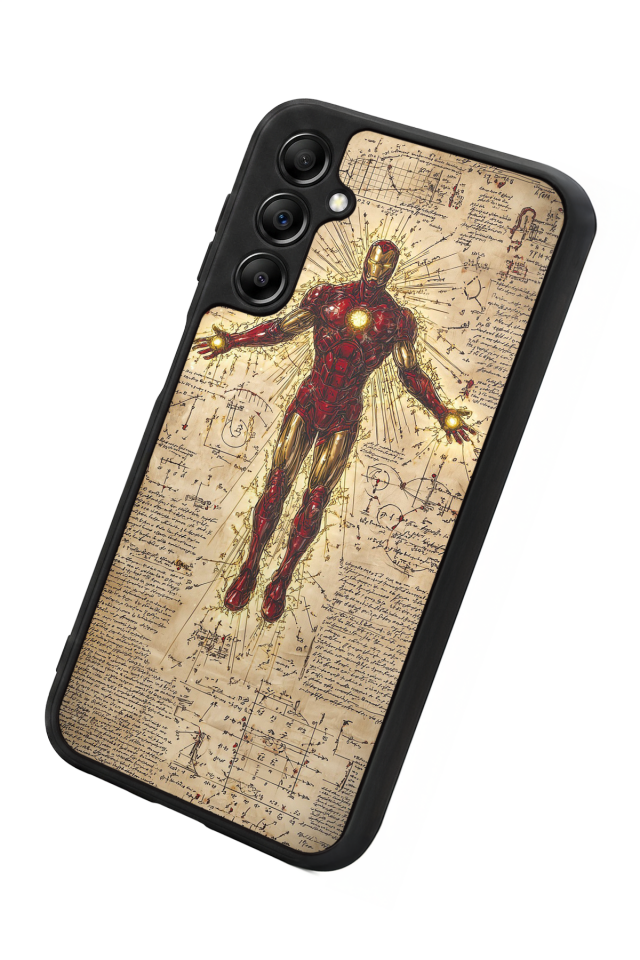 Samsung Galaxy A14 Uyumlu Iron Man ( Demir Adam ) Tasarımlı Glossy Premium Kılıf