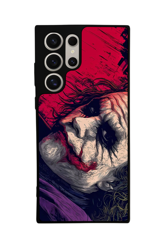 Samsung Galaxy S22 Ultra Uyumlu Joker Tasarımlı Glossy Premium Kılıf