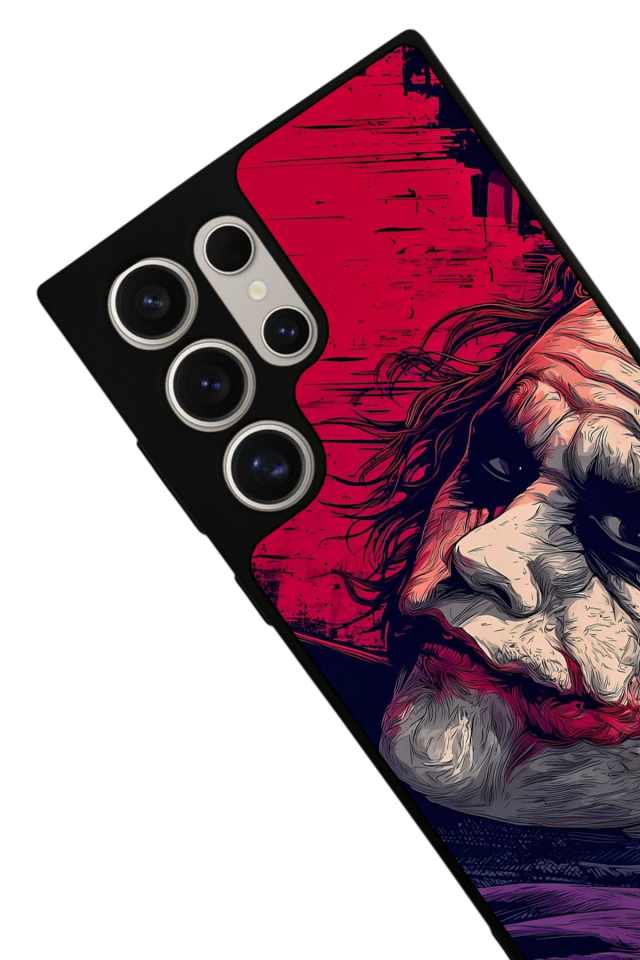 Samsung Galaxy S22 Ultra Uyumlu Joker Tasarımlı Glossy Premium Kılıf