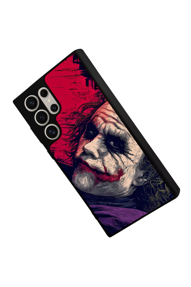 Samsung Galaxy S22 Ultra Uyumlu Joker Tasarımlı Glossy Premium Kılıf