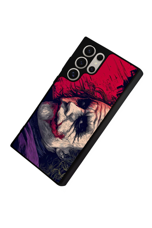 Samsung Galaxy S22 Ultra Uyumlu Joker Tasarımlı Glossy Premium Kılıf