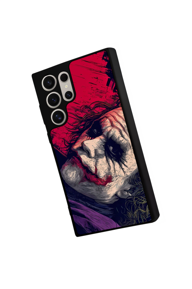 Samsung Galaxy S22 Ultra Uyumlu Joker Tasarımlı Glossy Premium Kılıf