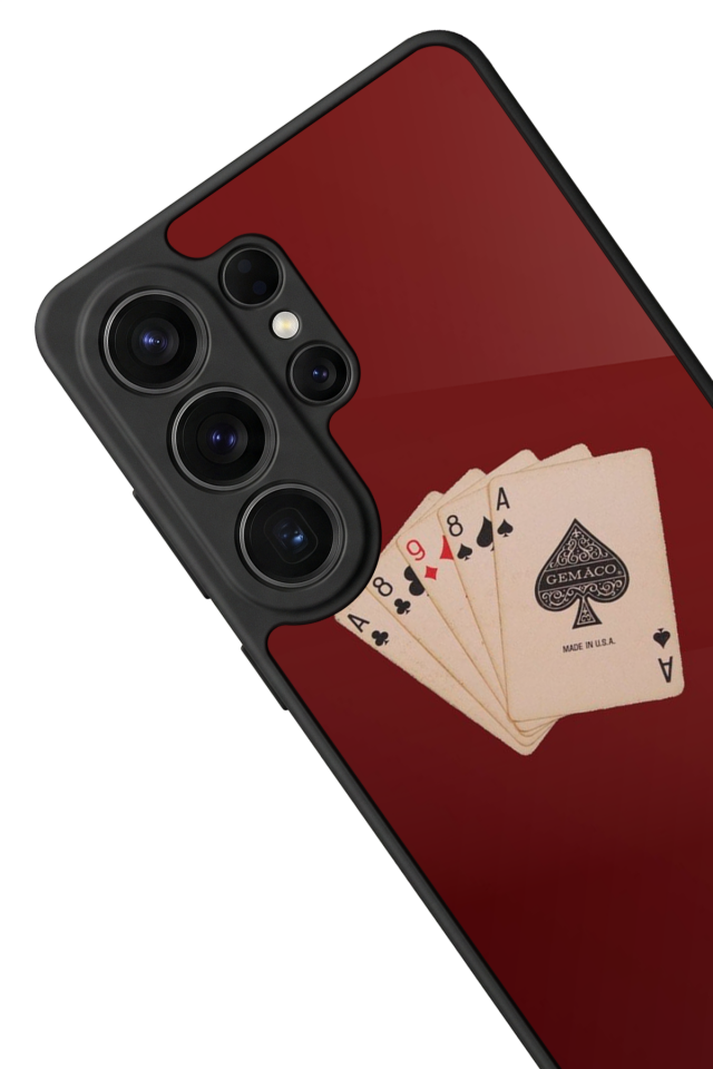 Samsung Galaxy S26 Ultra Uyumlu Kart Tasarımlı Glossy Premium Kılıf