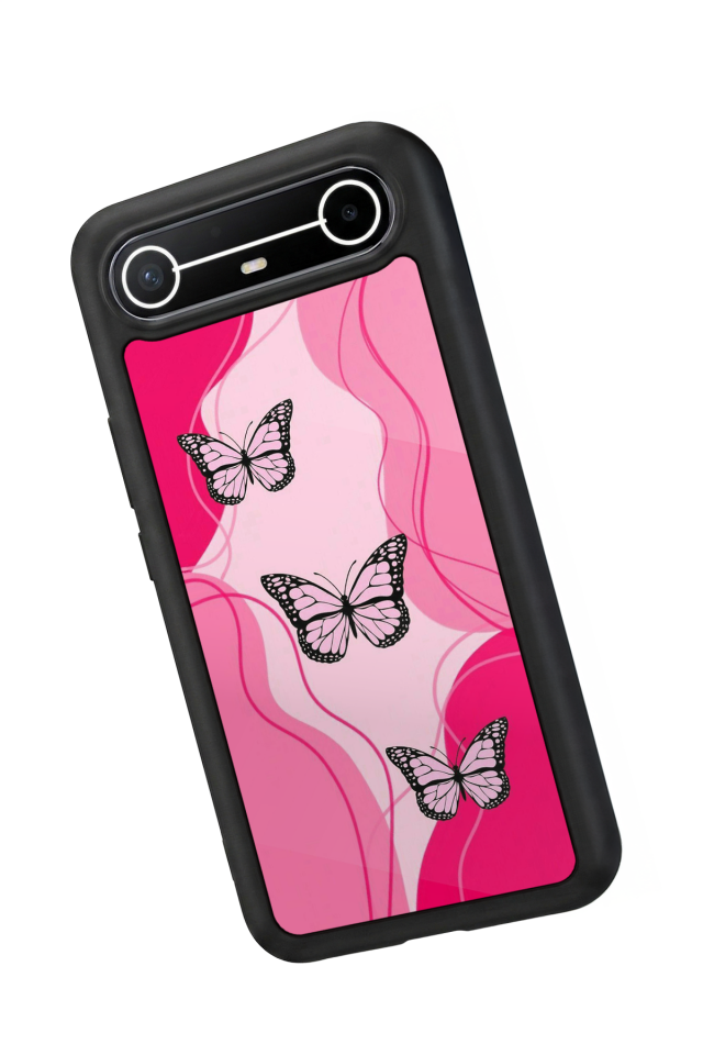 Tecno Spark Slim 5G Uyumlu Kelebek Tasarımlı Glossy Premium Kılıf
