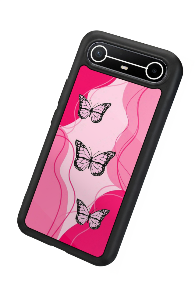 Tecno Spark Slim 5G Uyumlu Kelebek Tasarımlı Glossy Premium Kılıf