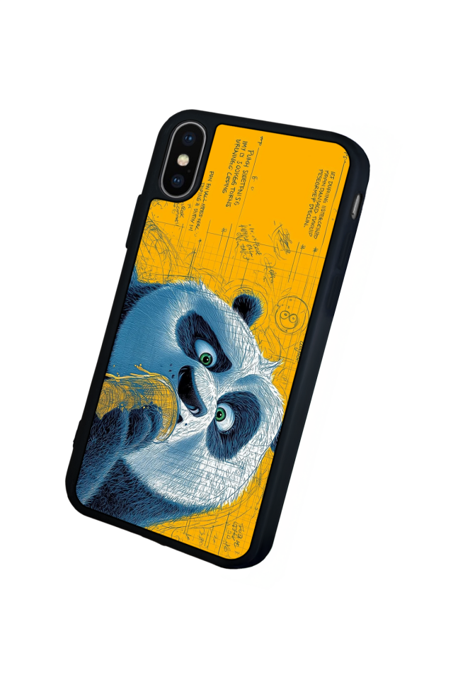 iPhone XS Max Uyumlu Kung Fu Panda Tasarımlı Glossy Premium Kılıf