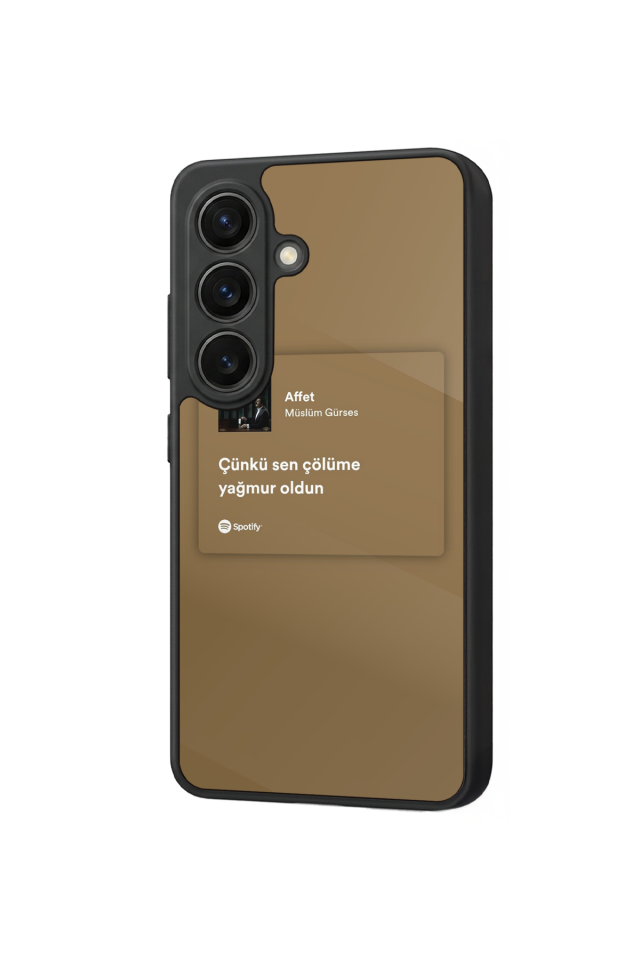 Samsung Galaxy S26 Uyumlu Sarki Sozleri Tasarımlı Glossy Premium Kılıf
