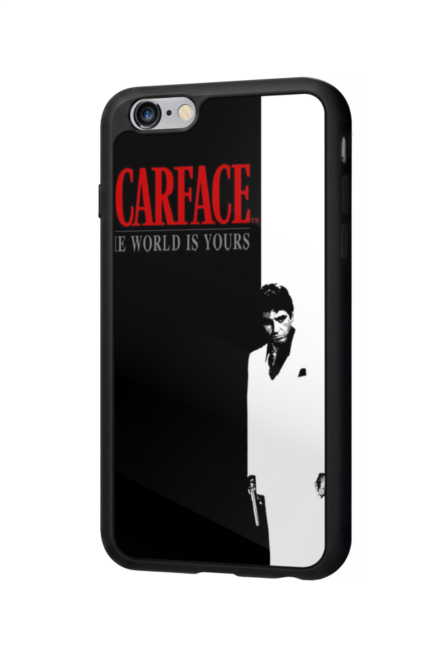 iPhone 6 Plus Uyumlu Scarface Tasarımlı Glossy Premium Kılıf