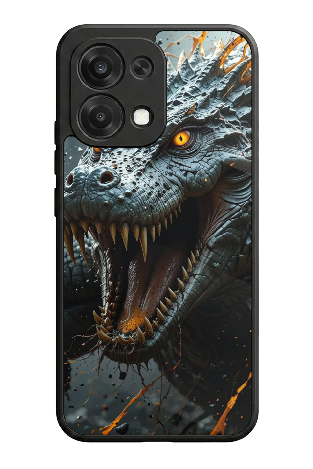 Oppo A6 Pro Uyumlu T-ReOppo A6 Pro Tasarımlı Glossy Premium Kılıf