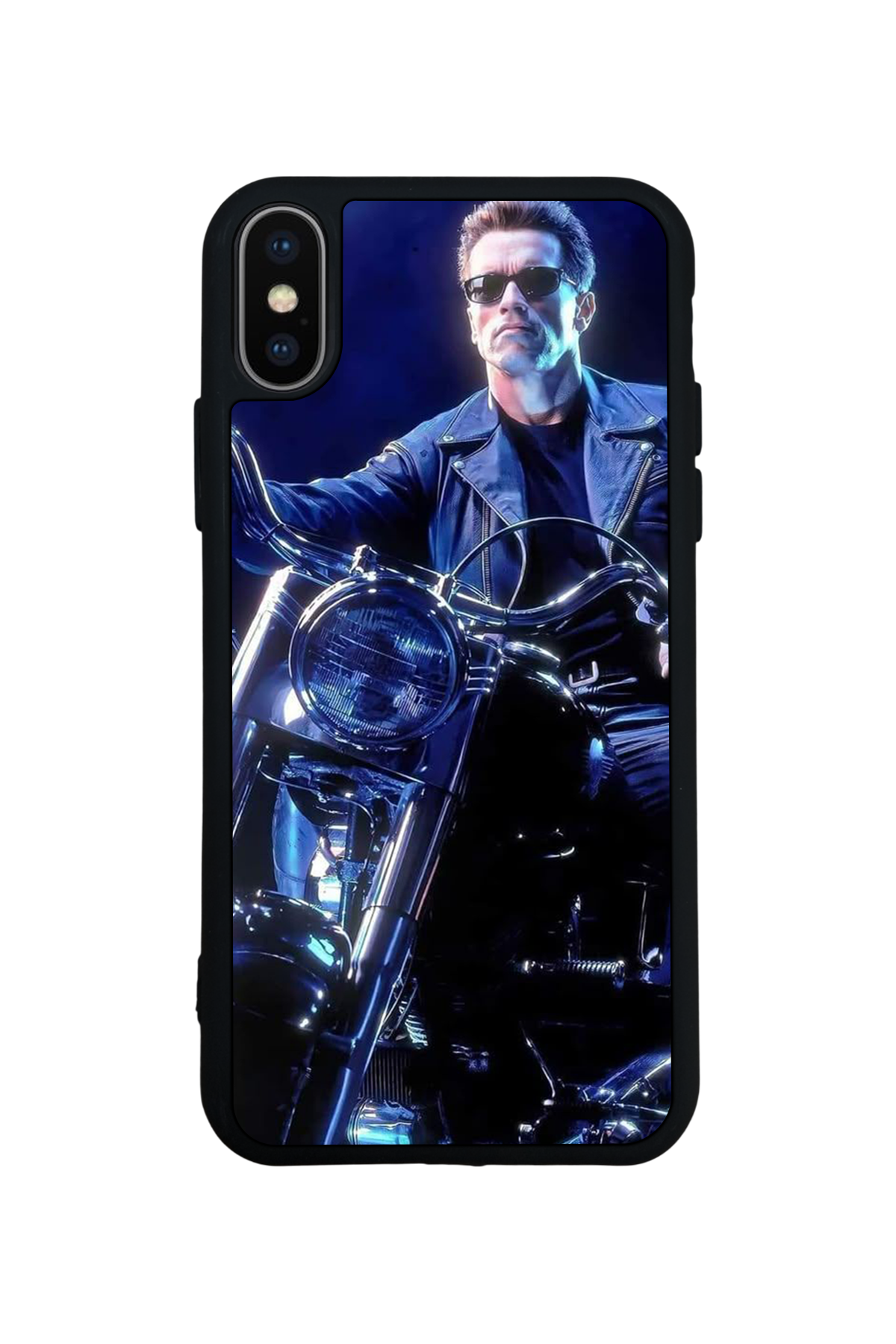 iPhone X/ XS Uyumlu Terminator Tasarımlı Glossy Premium Kılıf