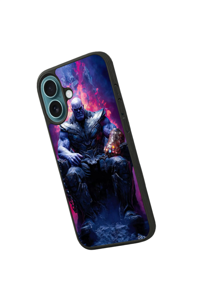 iPhone 16 Uyumlu Thanos Tasarımlı Glossy Premium Kılıf