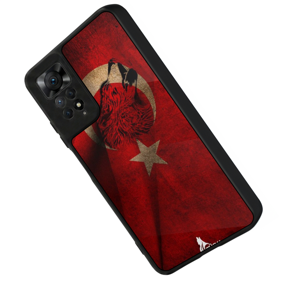 Xiaomi Redmi Note 12 Pro Uyumlu Türk Bayragi Tasarımlı Glossy Premium Kılıf