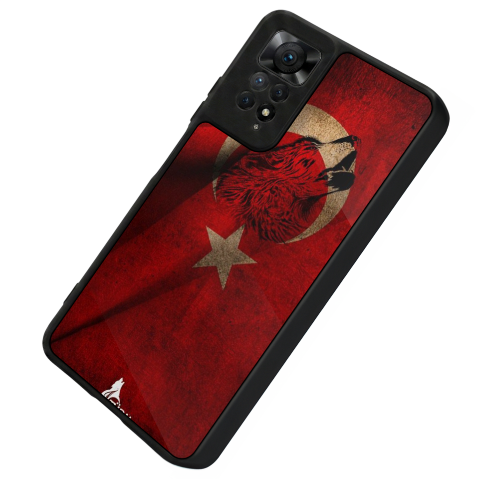 Xiaomi Redmi Note 12 Pro Uyumlu Türk Bayragi Tasarımlı Glossy Premium Kılıf