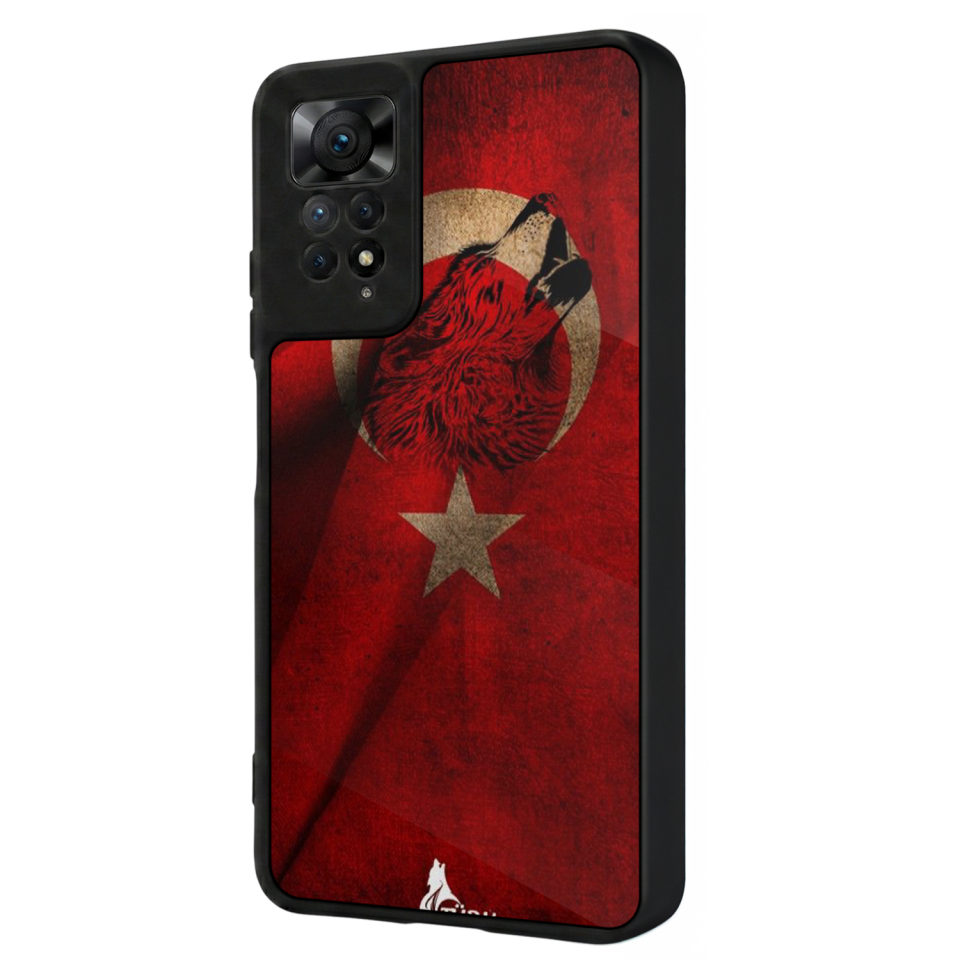 Xiaomi Redmi Note 12 Pro Uyumlu Türk Bayragi Tasarımlı Glossy Premium Kılıf