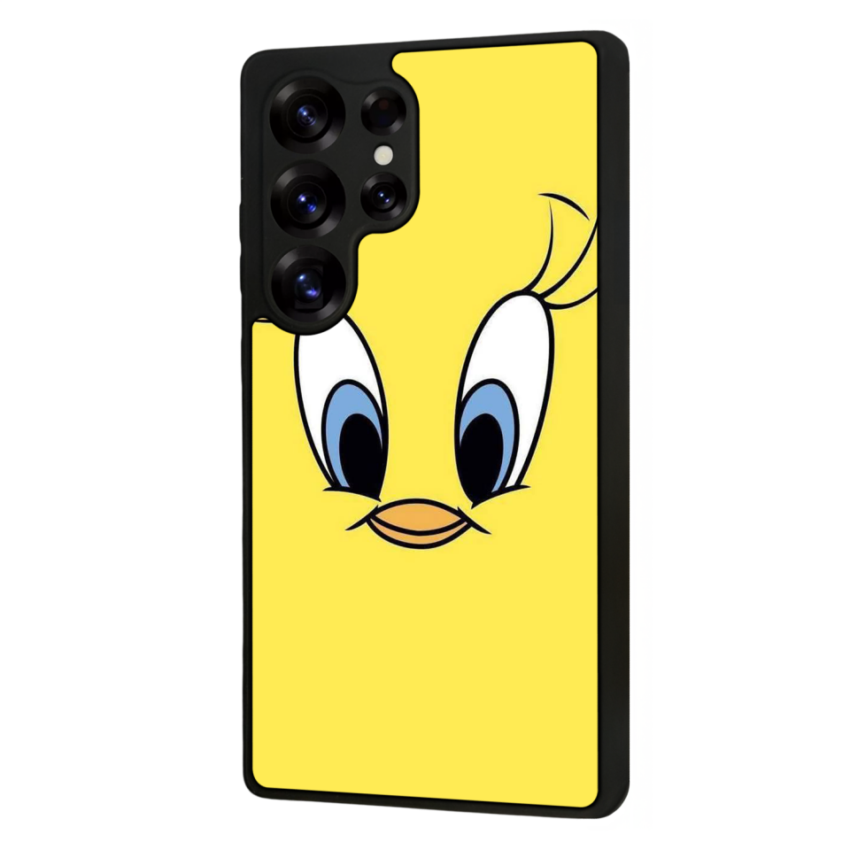 Samsung Galaxy S25 Ultra Uyumlu Tweety Tasarımlı Glossy Premium Kılıf