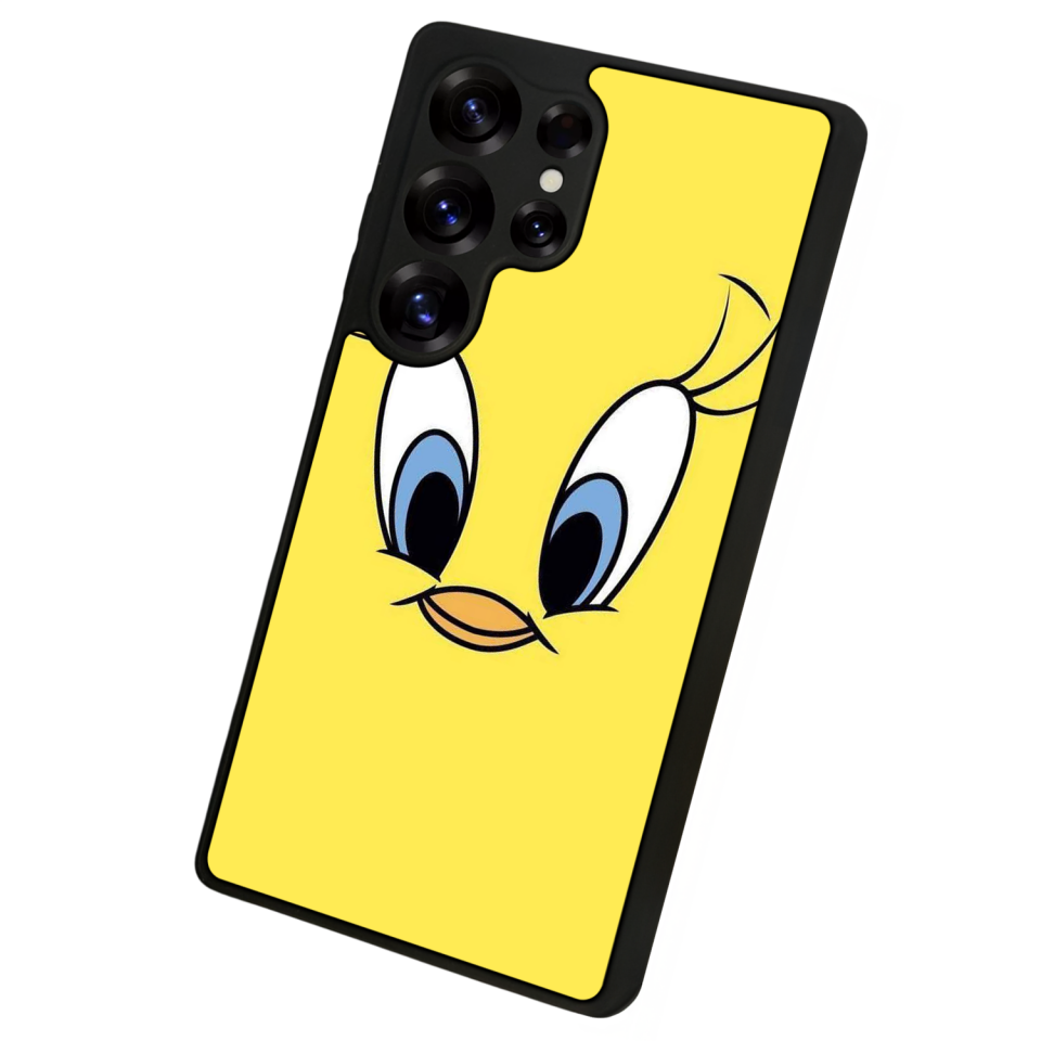 Samsung Galaxy S25 Ultra Uyumlu Tweety Tasarımlı Glossy Premium Kılıf