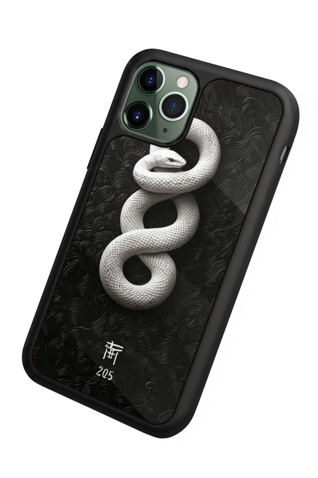 iPhone 11 Pro Uyumlu Yılan Tasarımlı Glossy Premium Kılıf