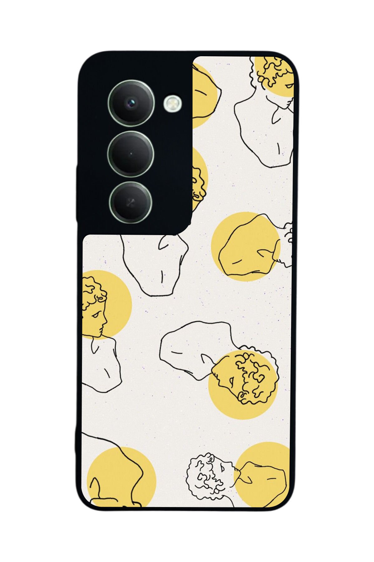 Xiaomi Redmi 15 5G Uyumlu Line Art Tasarımlı Glossy Premium Kılıf
