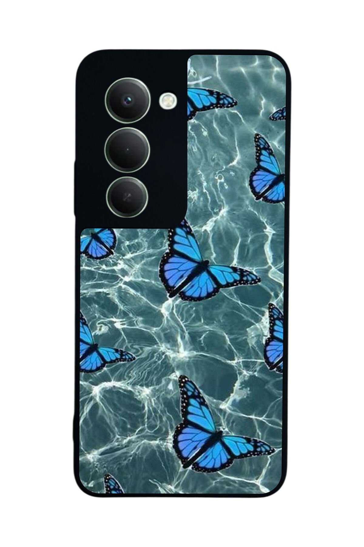 Xiaomi Redmi 15 5G Uyumlu Kelebek Tasarımlı Glossy Premium Kılıf