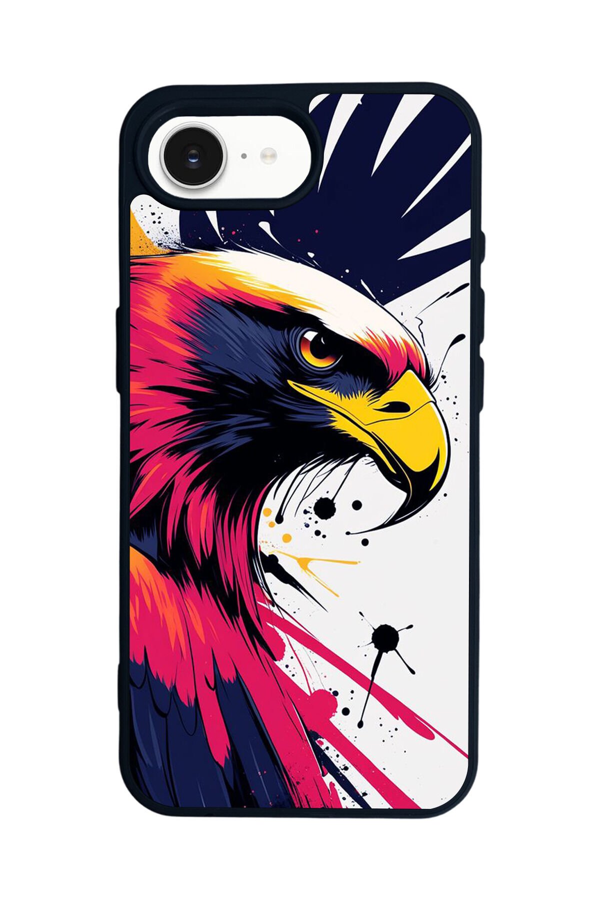 iPhone 16E Uyumlu Besiktas Tasarımlı Glossy Premium Kılıf