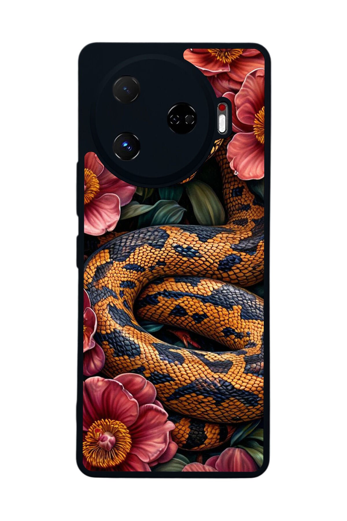 Tecno Camon 30 Pro Uyumlu Yılan Tasarımlı Glossy Premium Kılıf