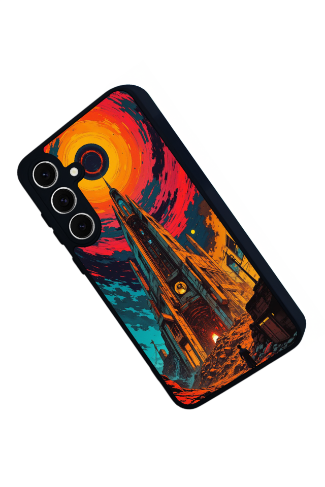 Samsung Galaxy A16 Uyumlu Abstract Tasarımlı Glossy Premium Kılıf