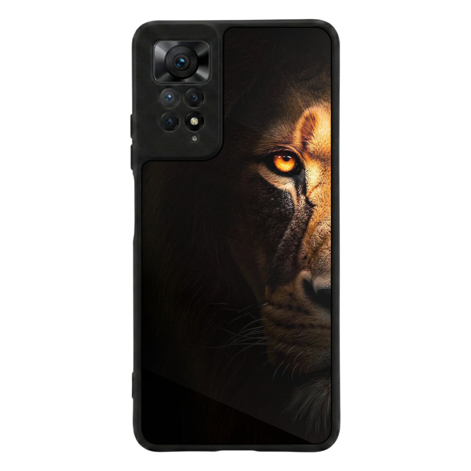 Xiaomi Redmi Note 11 Pro Uyumlu Aslan Tasarımlı Glossy Premium Kılıf