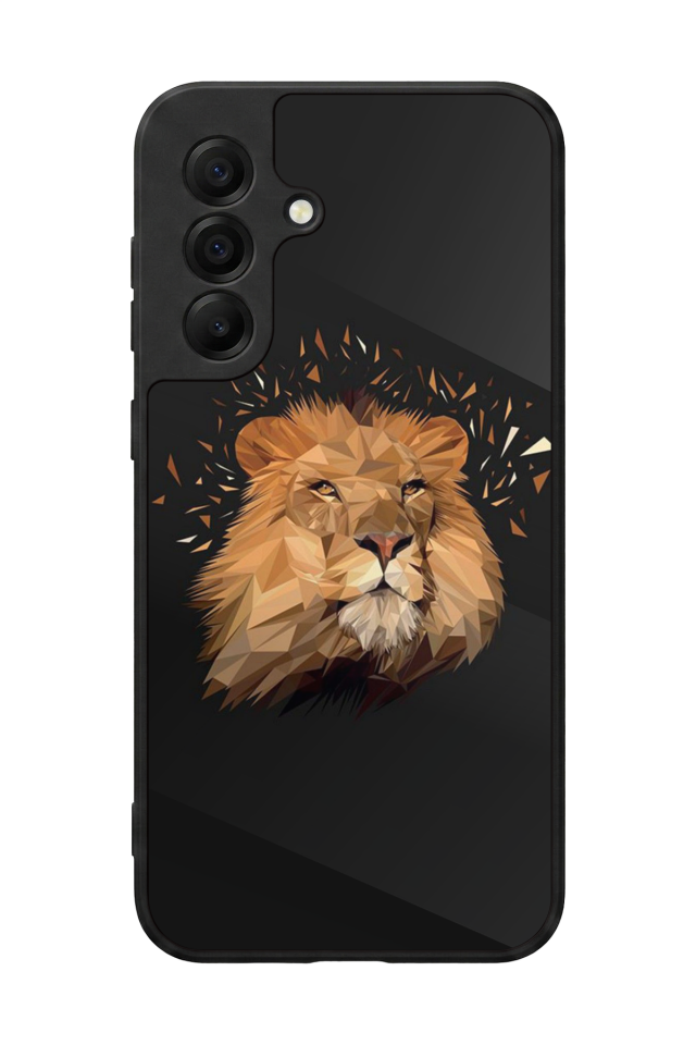 Samsung Galaxy A17 Uyumlu Aslan Tasarımlı Glossy Premium Kılıf