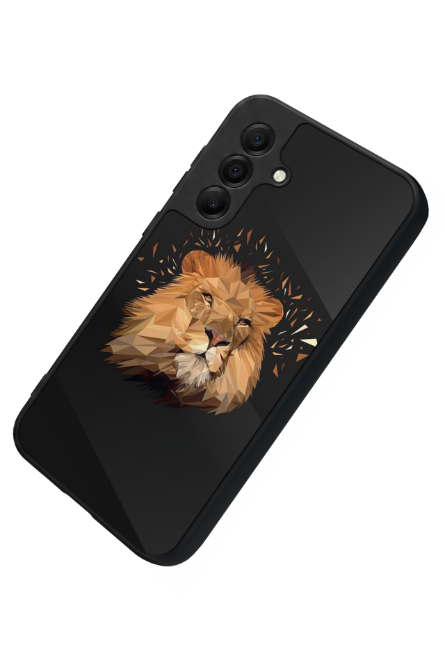 Samsung Galaxy A17 Uyumlu Aslan Tasarımlı Glossy Premium Kılıf