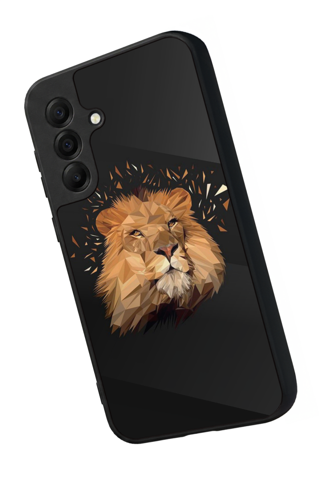 Samsung Galaxy A17 Uyumlu Aslan Tasarımlı Glossy Premium Kılıf
