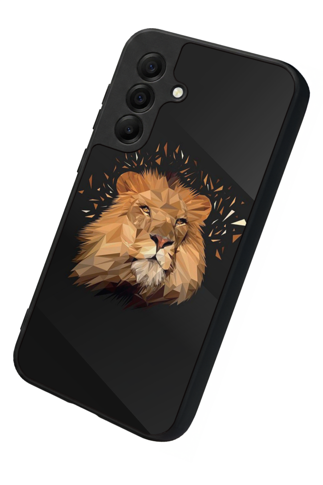 Samsung Galaxy A17 Uyumlu Aslan Tasarımlı Glossy Premium Kılıf