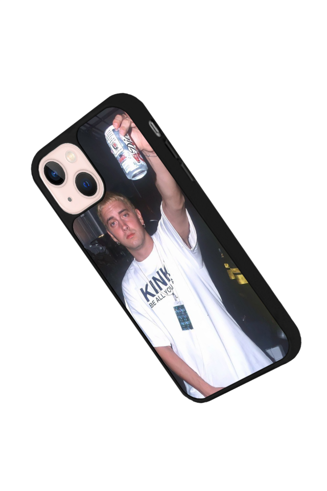 iPhone 15 Plus Uyumlu Eminem Tasarımlı Glossy Premium Kılıf