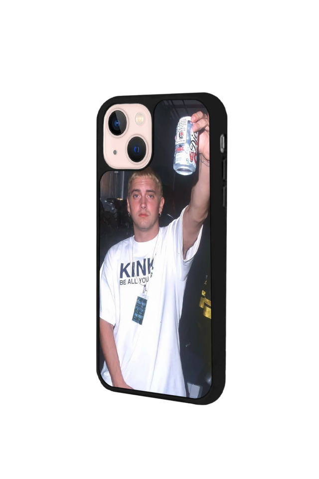 iPhone 15 Plus Uyumlu Eminem Tasarımlı Glossy Premium Kılıf