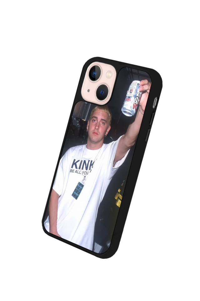 iPhone 15 Plus Uyumlu Eminem Tasarımlı Glossy Premium Kılıf