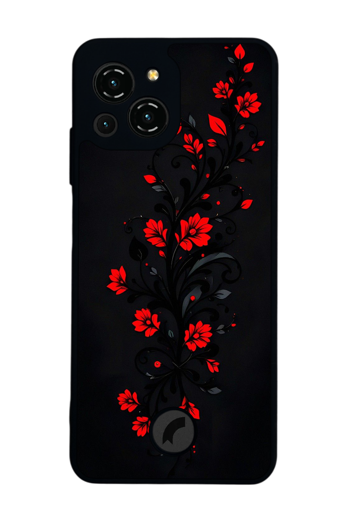 Reeder S23 Pro Max Uyumlu Floral Tasarımlı Glossy Premium Kılıf