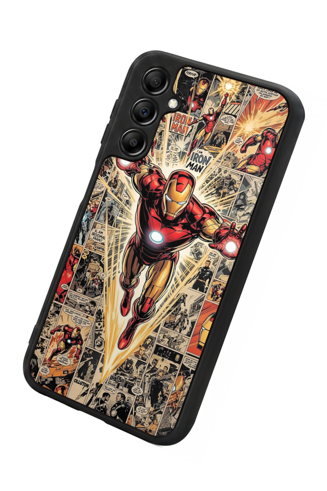 Samsung Galaxy A14 Uyumlu Iron Man ( Demir Adam ) Tasarımlı Glossy Premium Kılıf
