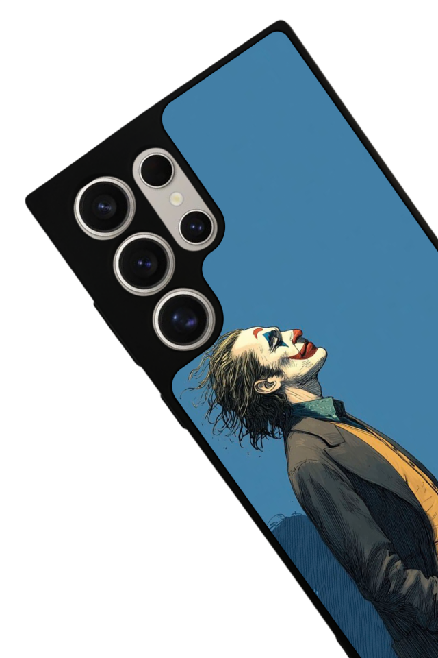Samsung Galaxy S22 Ultra Uyumlu Joker Tasarımlı Glossy Premium Kılıf