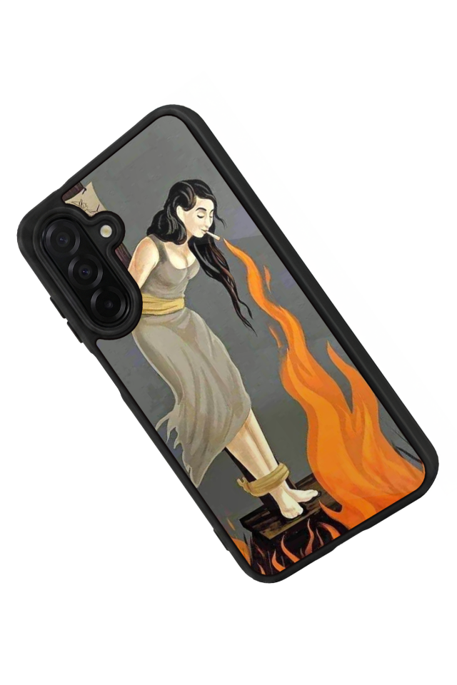 Samsung Galaxy A36 Uyumlu Kalp Love Tasarımlı Glossy Premium Kılıf