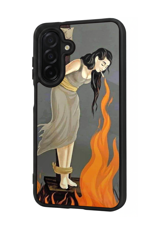Samsung Galaxy A36 Uyumlu Kalp Love Tasarımlı Glossy Premium Kılıf