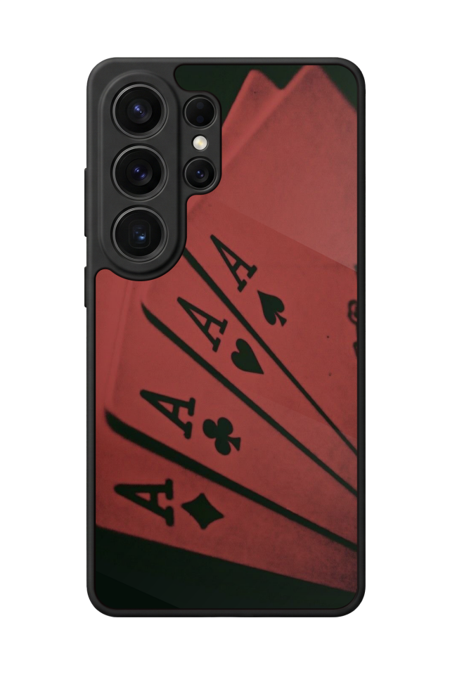 Samsung Galaxy S26 Ultra Uyumlu Kart Tasarımlı Glossy Premium Kılıf