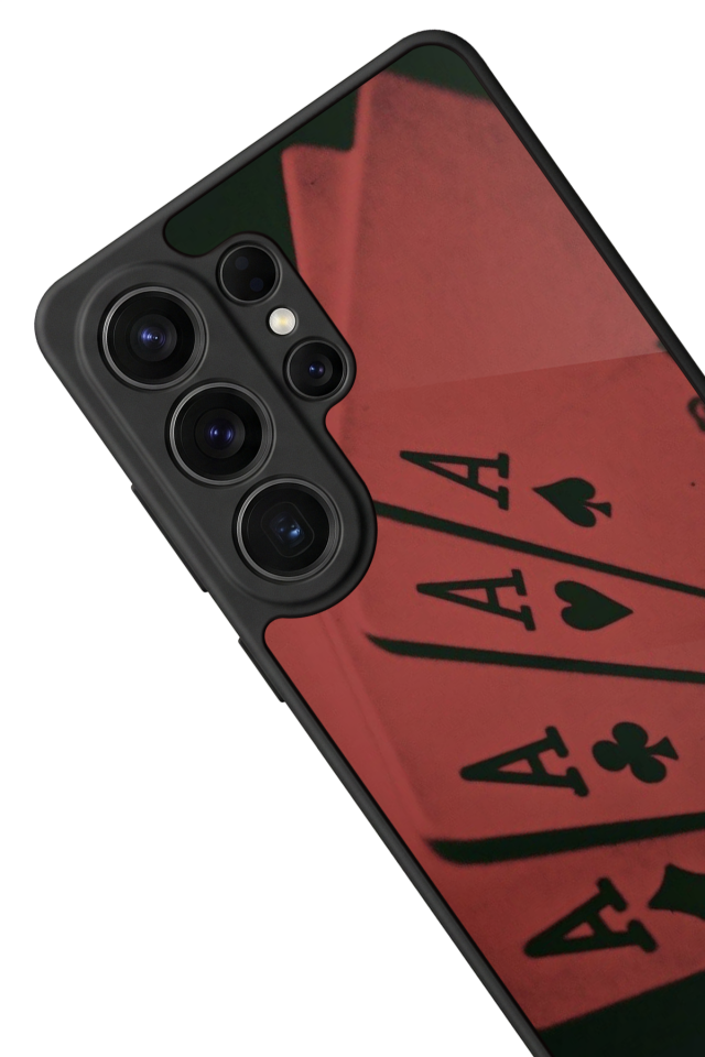 Samsung Galaxy S26 Ultra Uyumlu Kart Tasarımlı Glossy Premium Kılıf