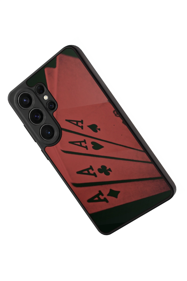 Samsung Galaxy S26 Ultra Uyumlu Kart Tasarımlı Glossy Premium Kılıf