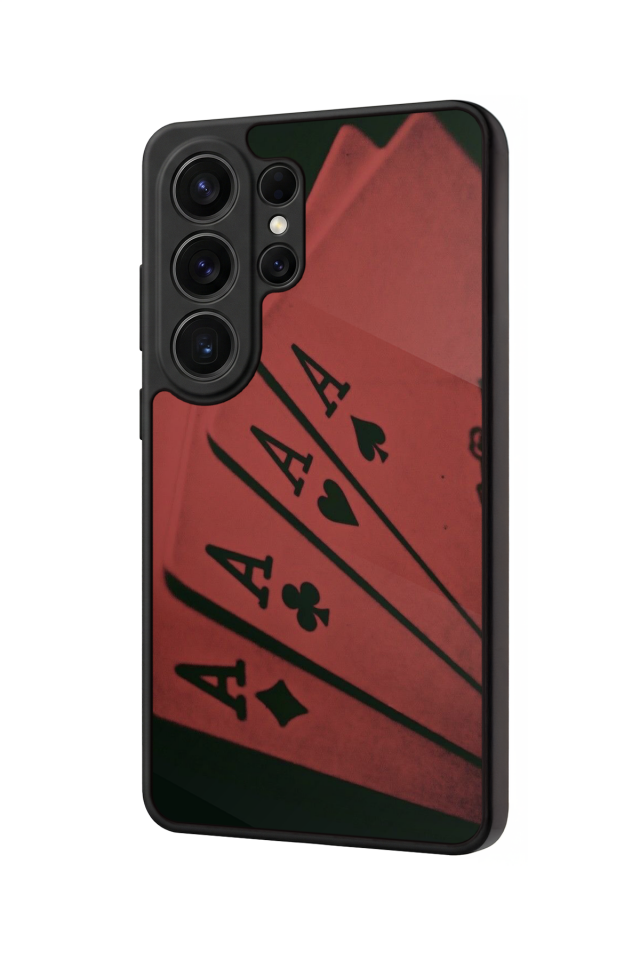 Samsung Galaxy S26 Ultra Uyumlu Kart Tasarımlı Glossy Premium Kılıf