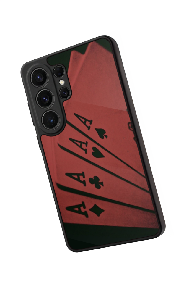 Samsung Galaxy S26 Ultra Uyumlu Kart Tasarımlı Glossy Premium Kılıf