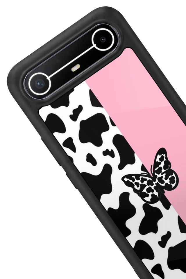 Tecno Spark Slim 5G Uyumlu Kelebek Tasarımlı Glossy Premium Kılıf