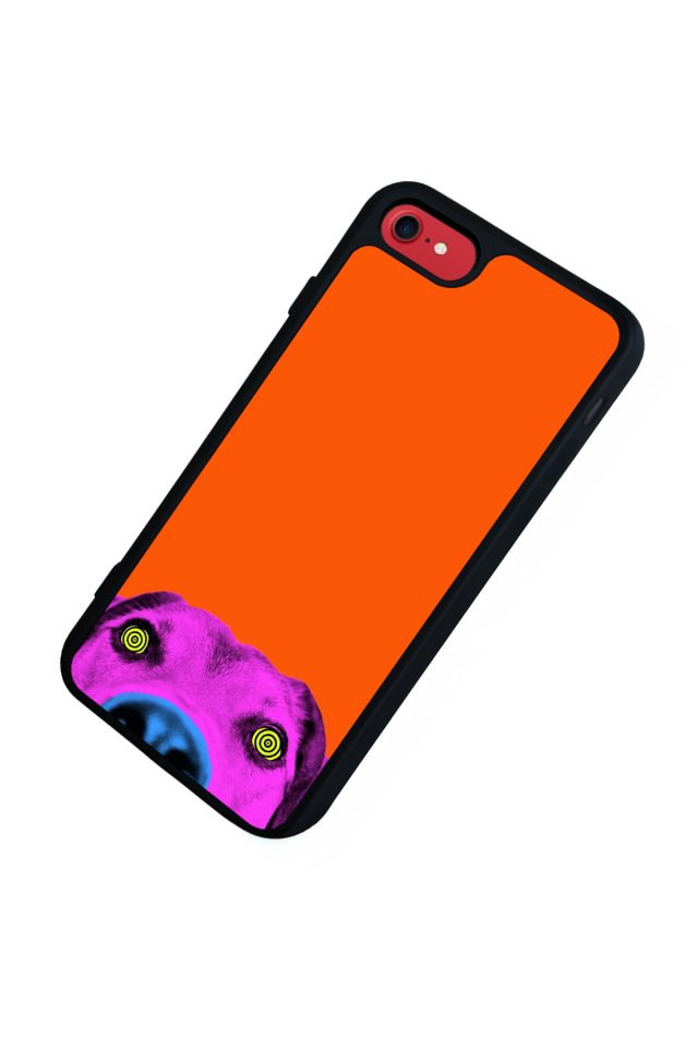 iPhone SE Uyumlu Kirmizi Tasarımlı Glossy Premium Kılıf